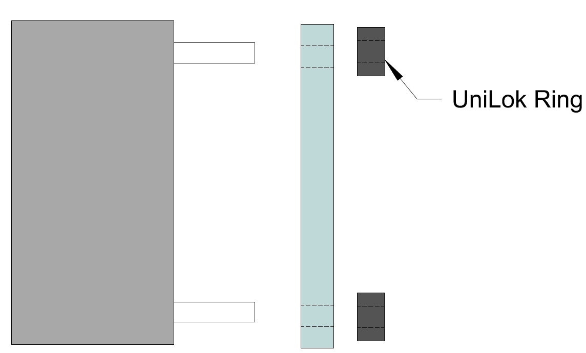 tamperproof closure locked by ntitinol shrink rings
